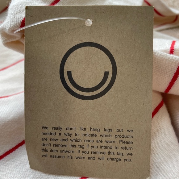 T Shirt Midi Dress Plus XXL Red White Stripe NWT recycled organic cotton - Picture 10 of 11